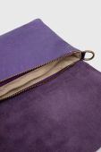 Шкіряна сумка Answear Lab колір фіолетовий