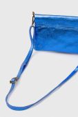 Шкіряна сумка Answear Lab колір блакитний