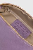 Шкіряна сумка на пояс Answear Lab колір фіолетовий