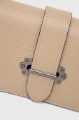 Шкіряна сумочка Answear Lab колір бежевий (3692187)