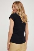 Бавовняна футболка Answear Lab колір чорний (3320565)