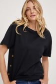 Бавовняна футболка Answear Lab колір чорний (3320568)