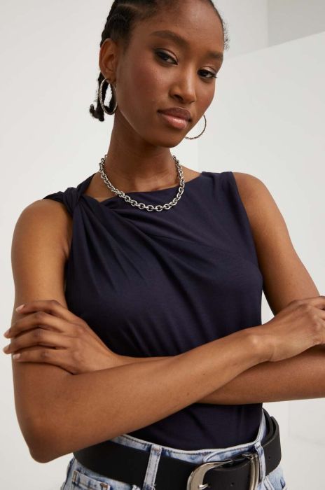 Топ Answear Lab жіночий колір синій (3331263)