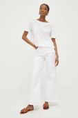 Бавовняна футболка Answear Lab колір білий (3317775)