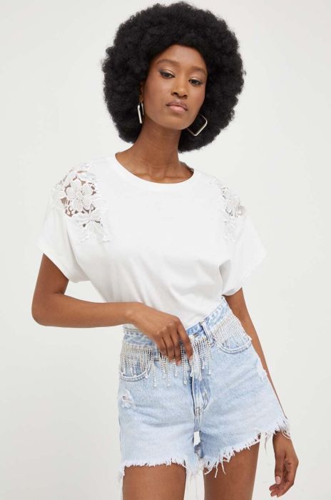 Бавовняна футболка Answear Lab колір білий (3314569)