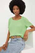 Футболка Answear Lab жіноча колір зелений (3295468)