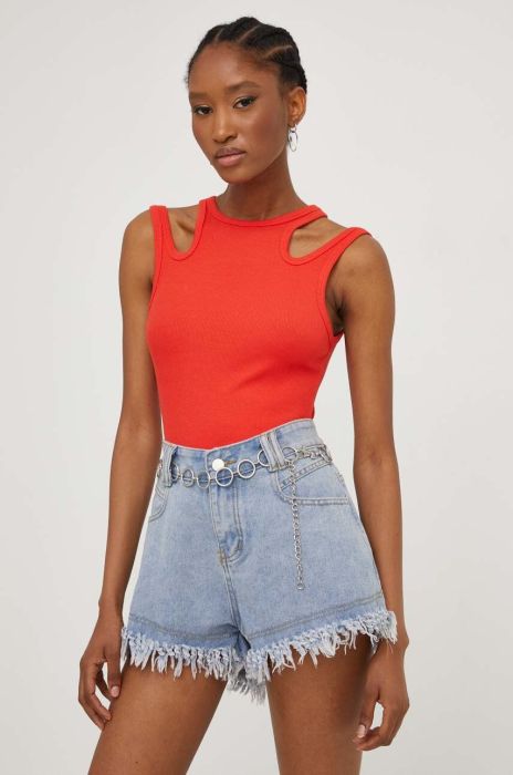 Топ Answear Lab жіночий колір червоний (3333865)
