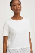 Бавовняна футболка Answear Lab колір білий (3333867)
