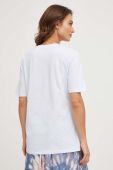 Бавовняна футболка Answear Lab колір білий (3352485)