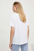 Бавовняна футболка Answear Lab колір білий (3361087)