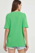 Бавовняна футболка Answear Lab колір зелений (3377459)