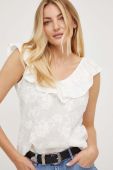 Бавовняна блузка Answear Lab колір білий (3367786)