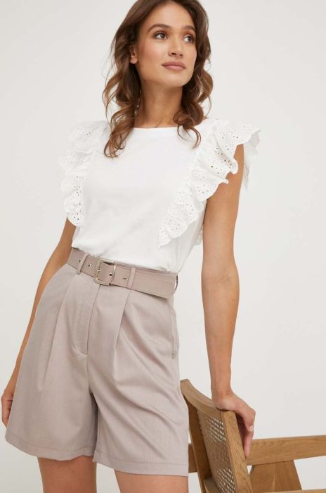 Футболка Answear Lab жіночий колір білий (3352497)