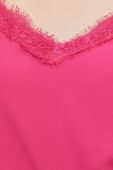 Блузка Answear Lab колір рожевий однотонна