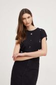 Бавовняна футболка Answear Lab колір чорний (3435650)