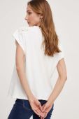Бавовняна футболка Answear Lab колір білий (3395909)