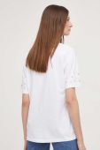 Бавовняна футболка Answear Lab колір білий (3426843)