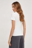Футболка Answear Lab жіночий колір білий півгольф