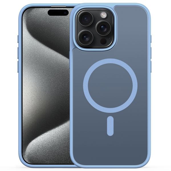 Чохол Alabay Cloud Matte Series Light Blue для iPhone 15 Pro