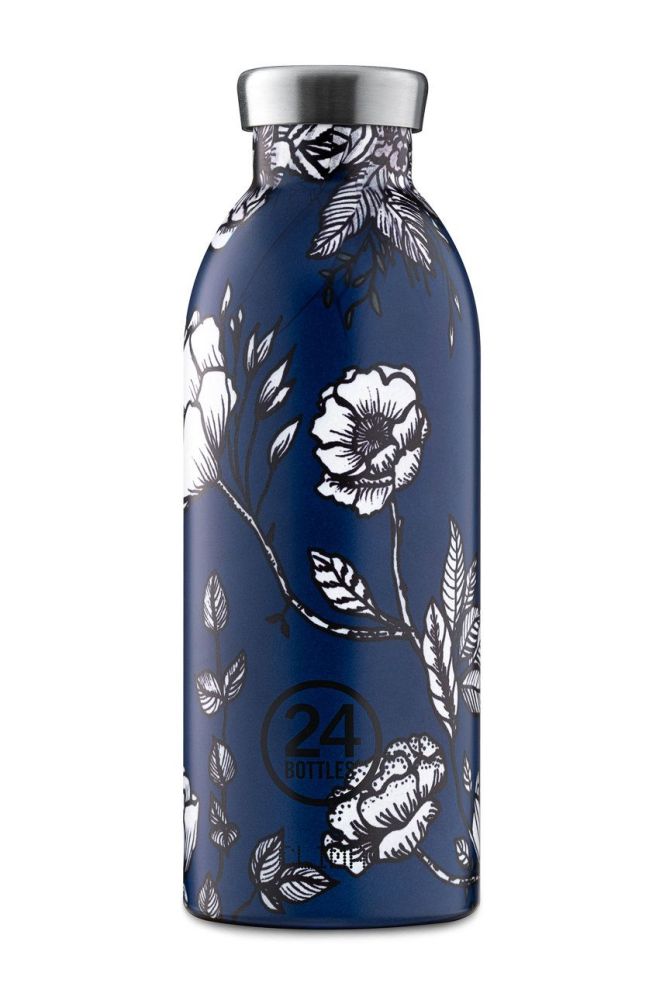 24bottles - Термопляшка Clima Silent Purity 500ml колір темно-синій