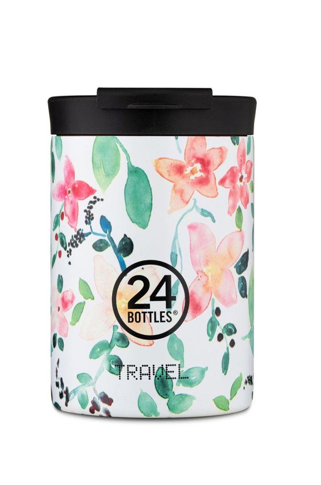 24bottles - Термопляшка Travel Tumbler Little Buds 350ml Tumbler.350.LittleBuds-LittleBuds колір барвистий