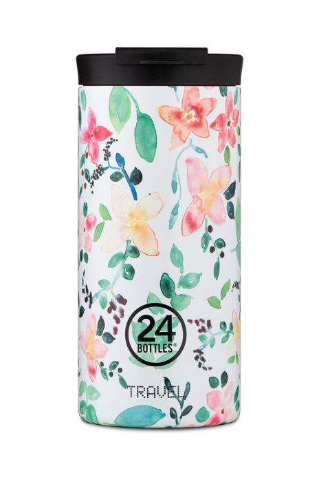 24bottles - Термопляшка Travel Tumbler Little Buds 600ml колір барвистий