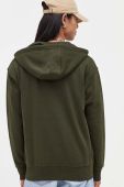 Кофта Solid чоловіча колір зелений з капюшоном однотонна (3448115)