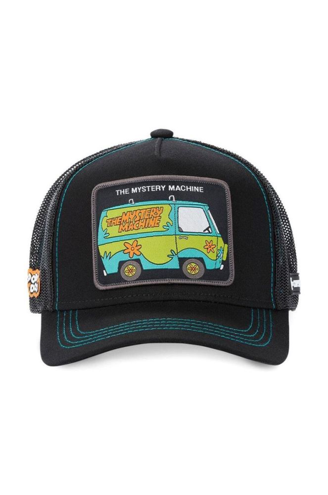 Кепка Capslab Scooby-doo колір чорний з аплікацією фото 7