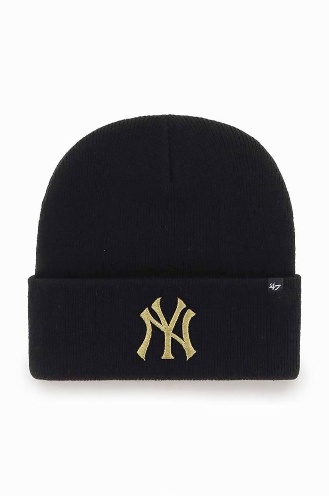 Шапка 47brand Mlb New York Yankees колір чорний (2810576)