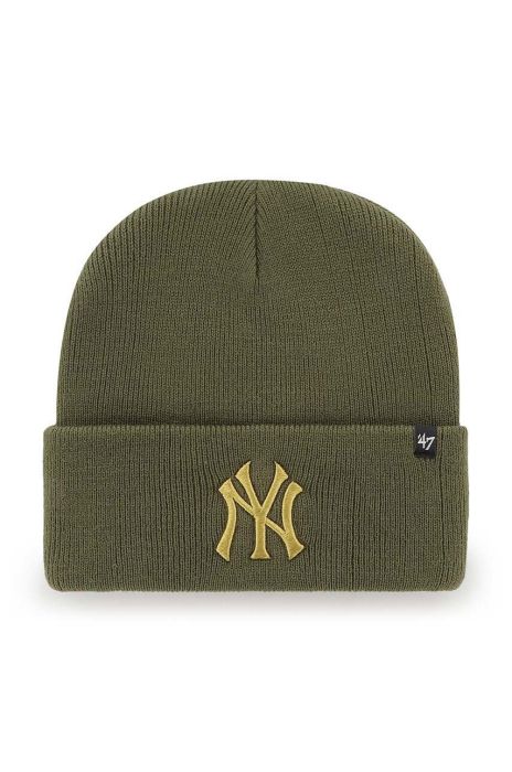 Шапка 47brand Mlb New York Yankees колір коричневий