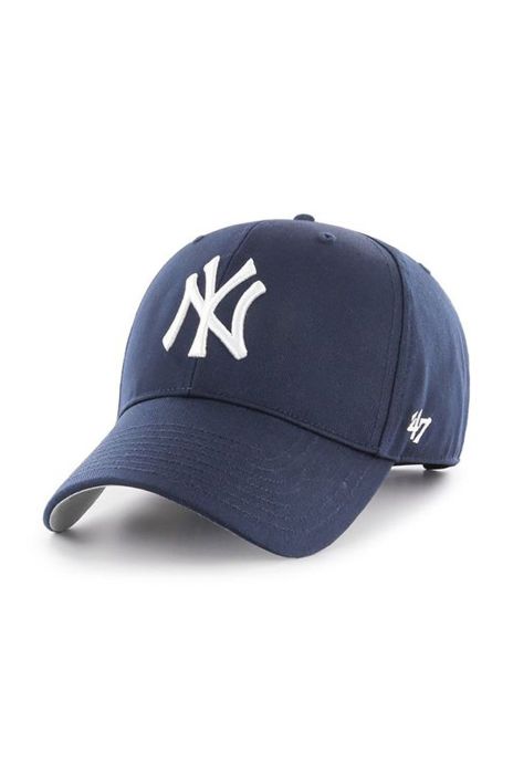 Кепка 47brand Mlb New York Yankees з аплікацією колір блакитний