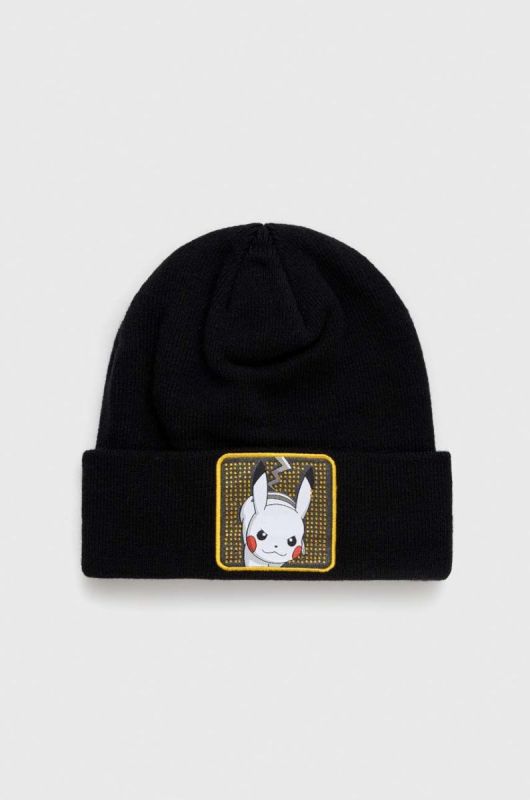 Шапка Capslab X Pokemon колір чорний