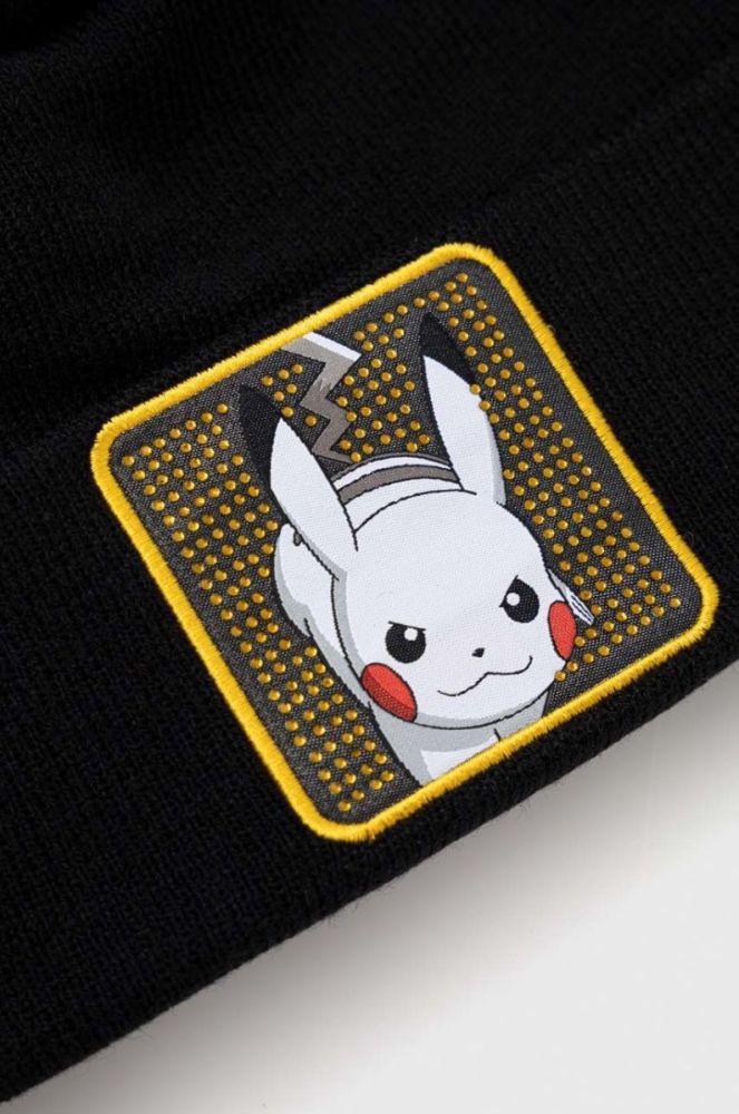 Шапка Capslab X Pokemon колір чорний фото 3