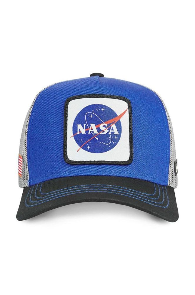 Кепка Capslab X Nasa колір білий з аплікацією фото 2