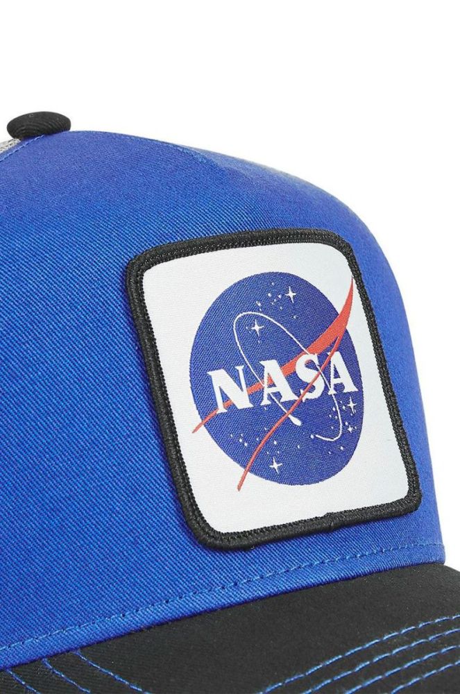 Кепка Capslab X Nasa колір білий з аплікацією фото 3