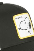 Кепка Capslab PEANUT колір чорний з аплікацією (3277906)