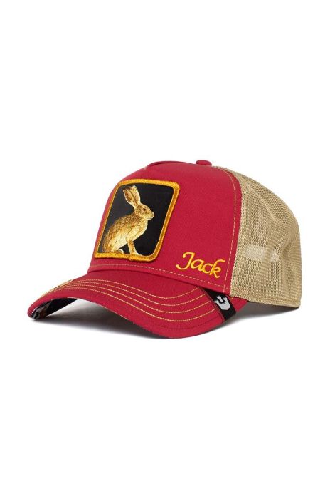 Кепка Goorin Bros колір червоний з аплікацією (3452296)