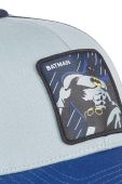 Кепка Capslab DC Comics з аплікацією колір блакитний