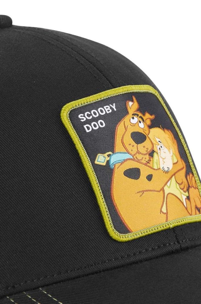 Кепка Capslab Scooby-doo колір чорний з аплікацією фото 3