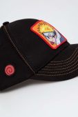 Кепка Capslab Naruto колір чорний з аплікацією