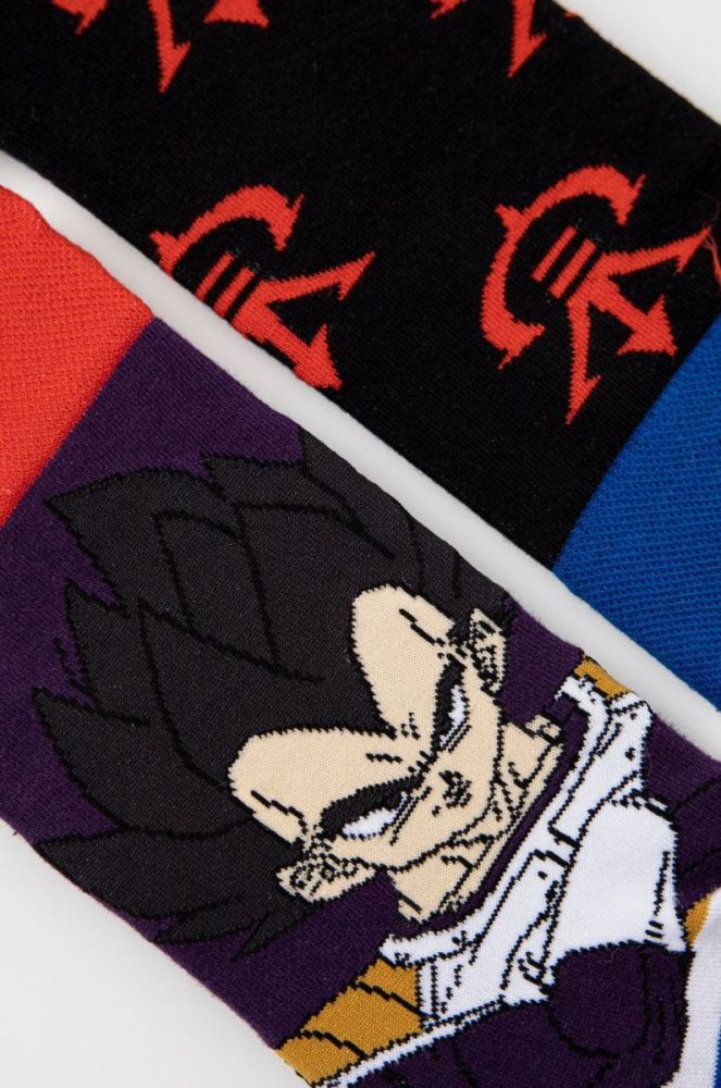 Шкарпетки Capslab X Dragon Ball Z колір барвистий фото 2