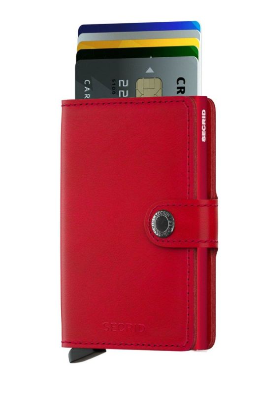 Secrid - Шкіряний гаманець M.Red.Red-Red.Red колір червоний фото 2
