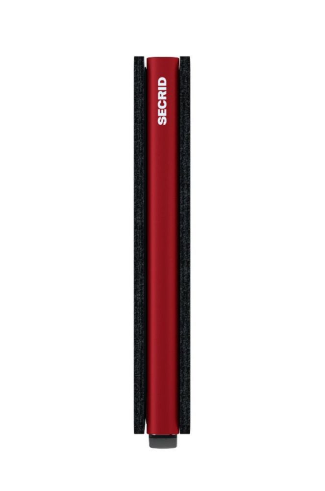 Secrid - Шкіряний гаманець SM.Black.Red-Black.Red колір чорний фото 4