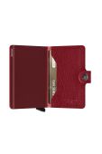 Secrid - Шкіряний гаманець MVg.Rosso.Bordeaux-Rosso.Bord колір червоний