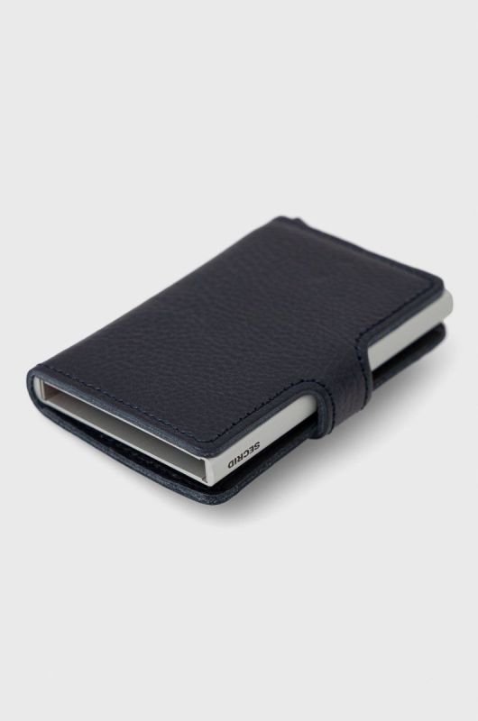Шкіряний гаманець Secrid жіночий колір синій MVG.NAVY.SILVER-Navy.Silve фото 2