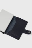 Шкіряний гаманець Secrid жіночий колір синій MVG.NAVY.SILVER-Navy.Silve