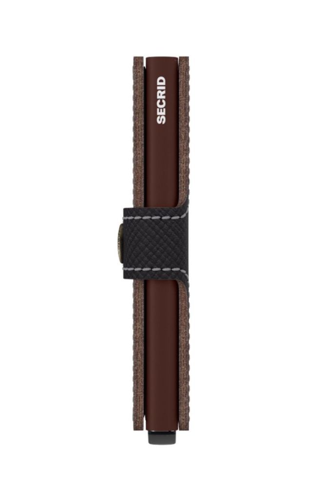 Шкіряний гаманець Secrid чоловічий колір чорний MSa.Brown-BROWN фото 5