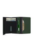 Шкіряний гаманець Secrid чоловічий колір зелений SM.GREEN.BLACK-Green.Blac