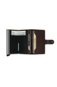 Secrid - Шкіряний гаманець M.Dark.brown-Dark.brown колір коричневий