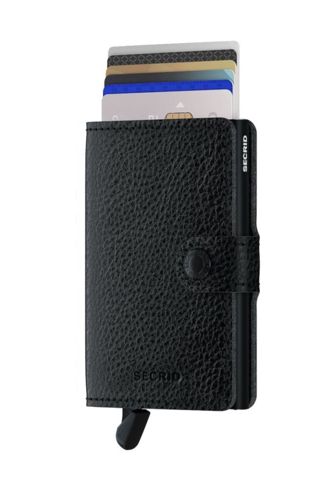 Secrid - Шкіряний гаманець MVg.Black.Black-Black.Blac колір чорний фото 2